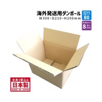 ダンボール 商品名/Y No.5W/長さ300×幅210×高さ200（mm）【宅配80サイズ、海外発送用・重量物発送用、ダブルカートン（K5/W）、厚さ8mm】【送料別】