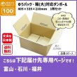 画像1: ダンボール ゆうパック・箱（大）対応サイズ 100サイズ 長さ405×幅335×高さ210（mm）【1枚のみ購入】★お届け先が＜富山県＞＜石川県＞＜福井県＞の方専用ページ★ (1)